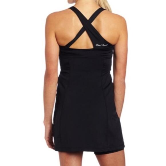Pearl Izumi Womens Superstar Cross Back Cycling Mini Dress Large Black - Picture 1 of 16